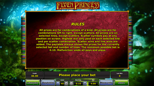 Онлайн слот Elven Princess