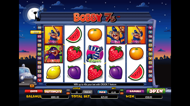 Онлайн автомат Bobby 7s
