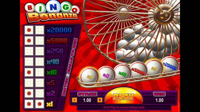 Игровой аппарат Bingo Bonanza