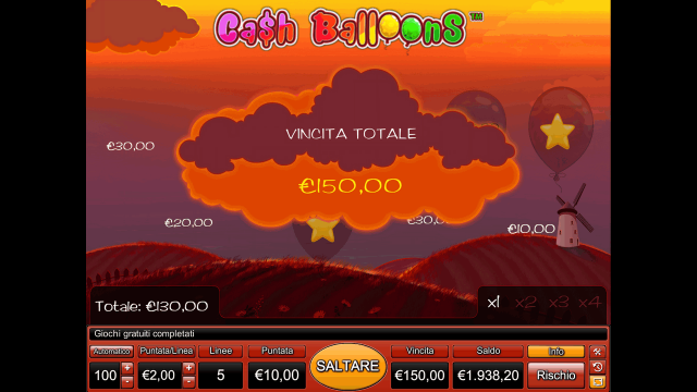 Популярный слот Cash Balloons