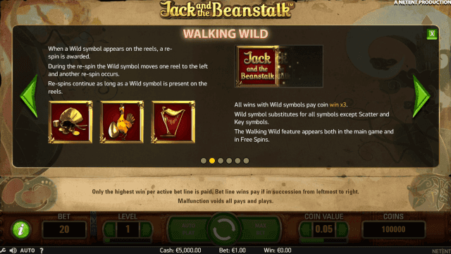 Игровой слот Jack And The Beanstalk