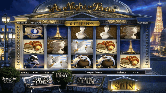 Онлайн автомат A Night In Paris