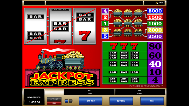 Игровой автомат Jackpot Express