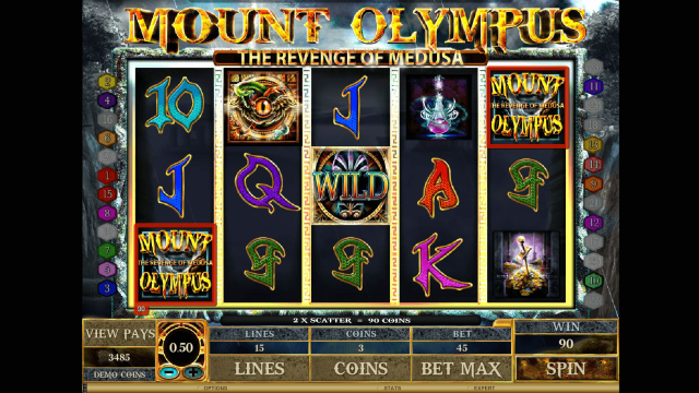 Онлайн слот Mount Olympus - Revenge Of Medusa