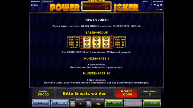 Игровой слот Power Joker