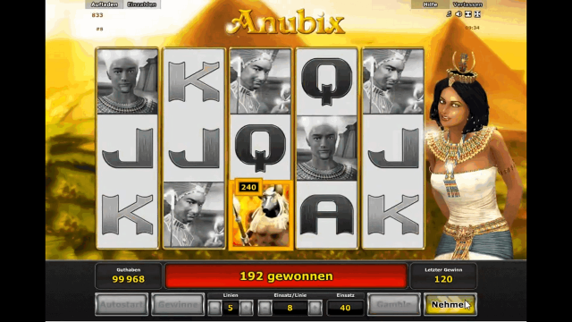 Популярный автомат Anubix